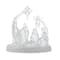 Glitzhome® 9" Christmas Lighted Acrylic Tabletop Nativity Scene Figurine